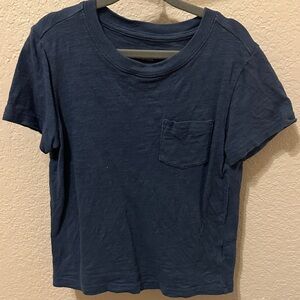 3/15$ Janie and Jack Navy Blue Short Sleeve Tee